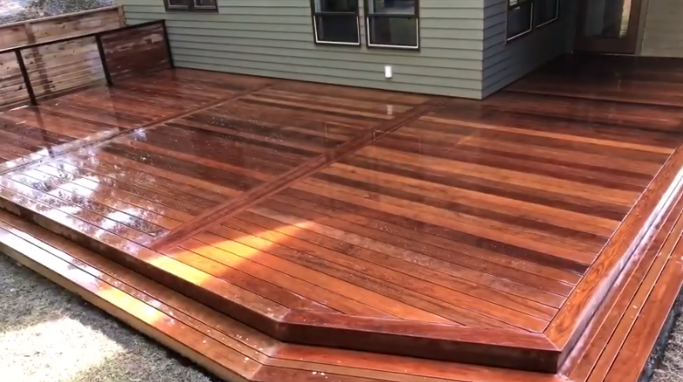 16 x 30 Hardwood Deck